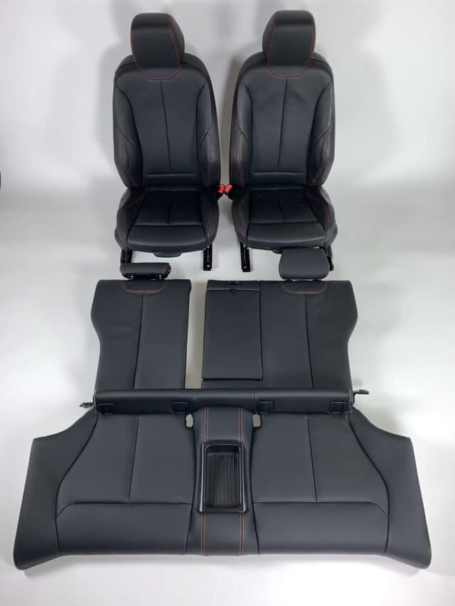 Interieur Bmw M2 F87 Leder Merino Zwart