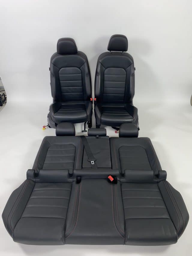 Interior Vw Golf 7 Gti Tcr Leather Black Red Stitching
