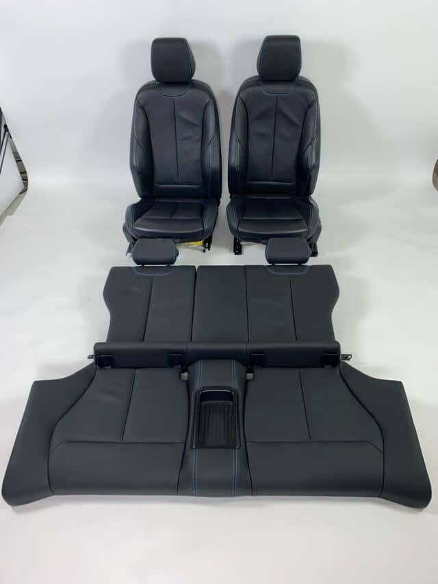 Interieur Bmw M2 F87 Leder Dacota Black Blue Stitching