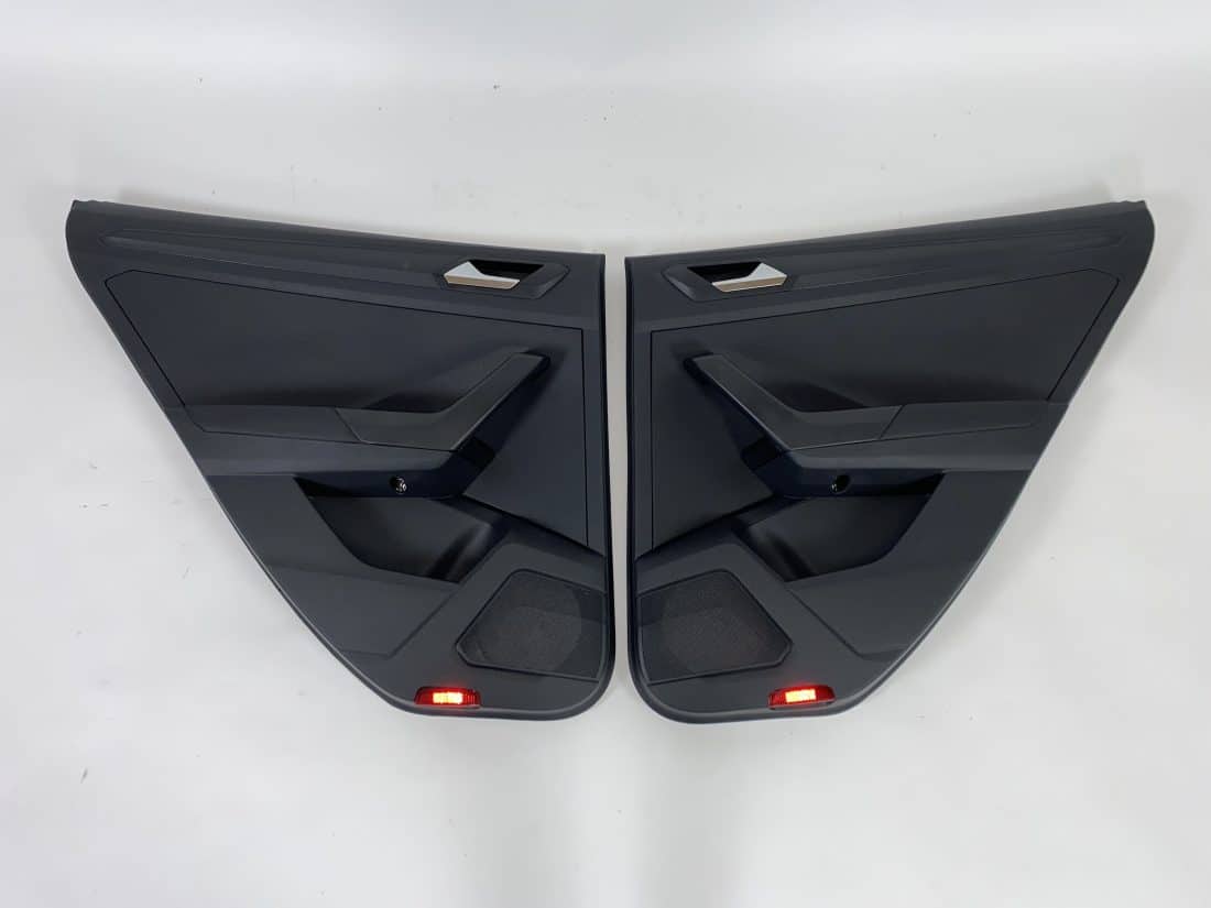 Interieur Vw T Roc R A11 Alcantara Stof Grijs Zwart