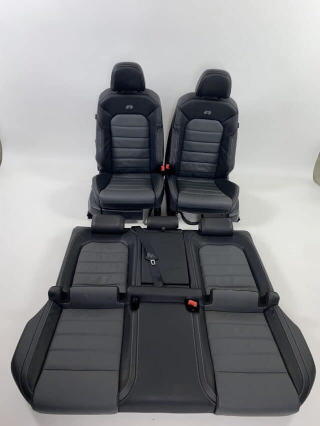 Interieur Vw Golf 7 R Leder Carbon Zwart