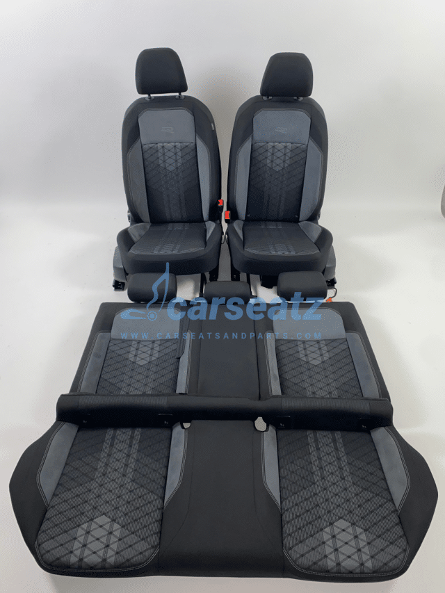 Interieur Vw Polo 6 R Aw Stof Alcantara Zwart Grijs