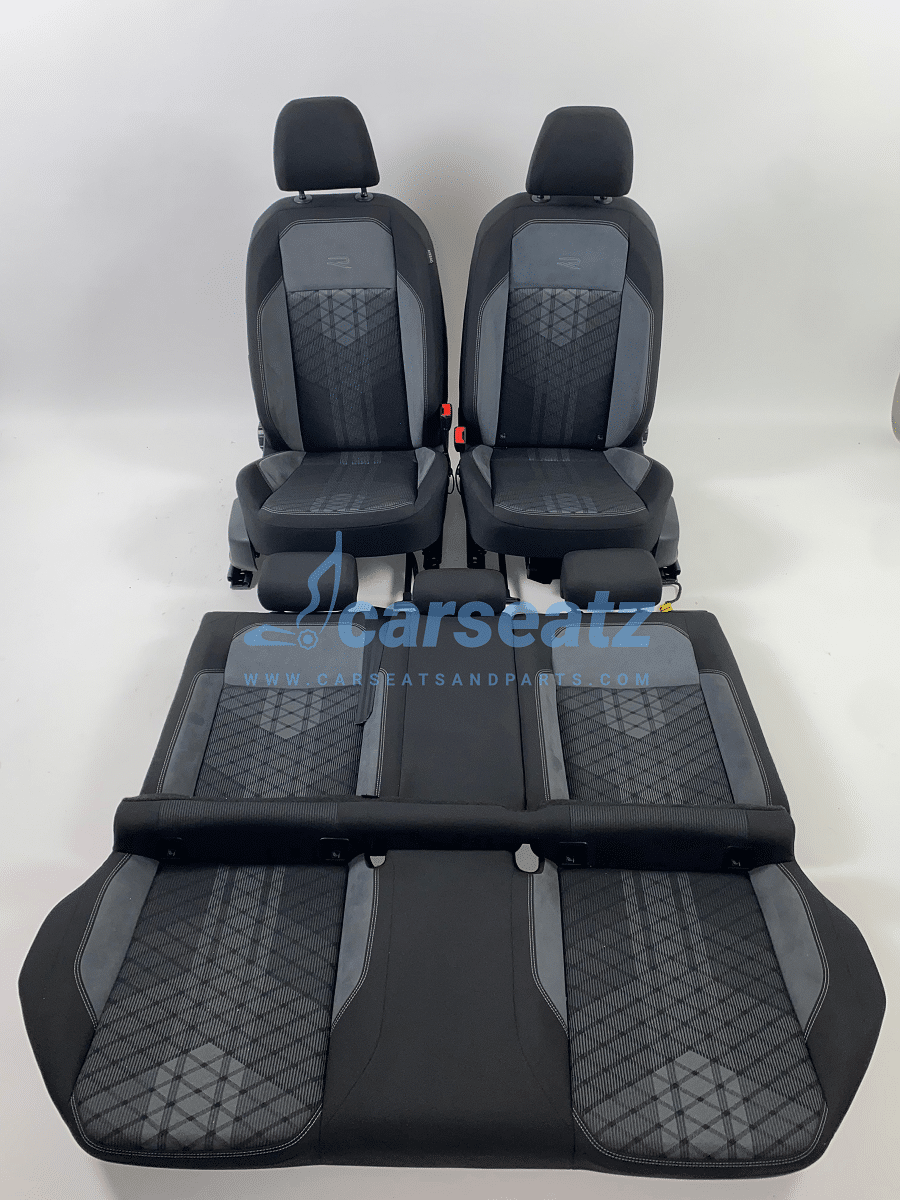 Interieur Vw Polo 6 R Aw Stof Alcantara Zwart Grijs