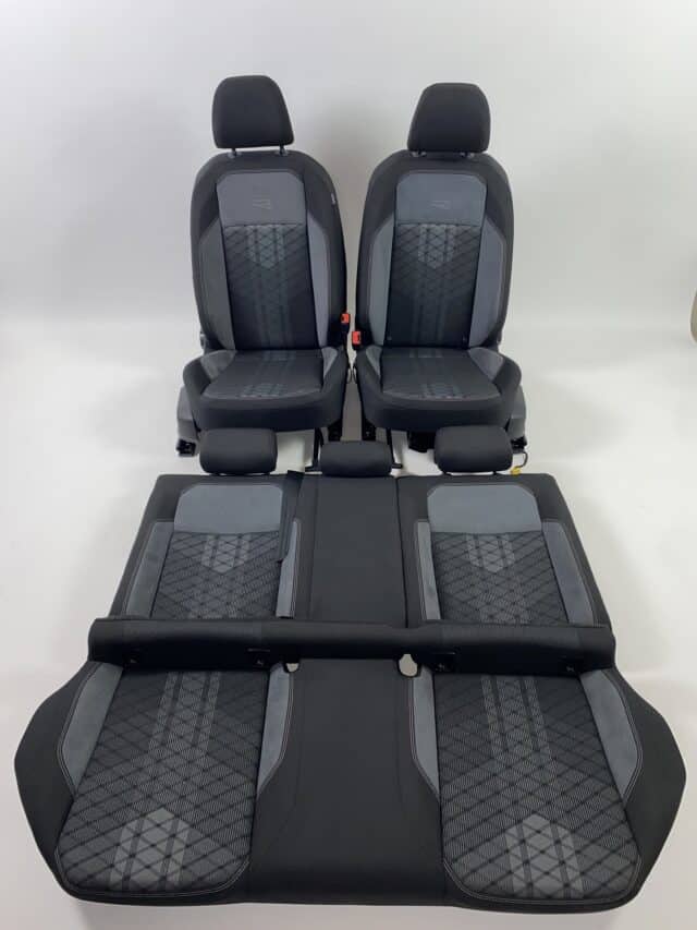 Interieur Vw Polo 6 R Aw Stof Alcantara Zwart Grijs