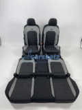 Intérieur Vw Golf 7 R Tissu Alcantara Noir Gris