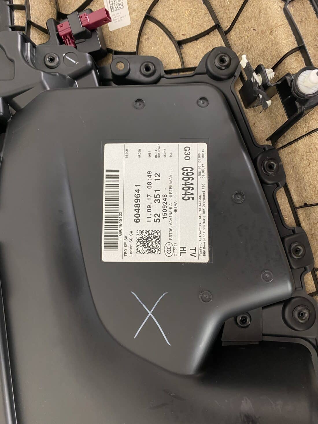 Achterbank En Deurpanelen Bmw M5 F90 Leder Silverstone