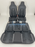 Interior Vw Golf 8 R Fabric Alcantara Leather Black Grey Interior Vw Golf 8 R Fabric Alcantara Leather Black Grey