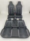 Interieur VW Golf 8 R Stof/Alcantara/Leder Zwart/Grijs