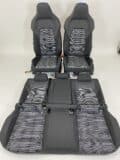 Interieur VW Golf 8 GTE Stof/Alcantara Blauw/Zwart/Grijs