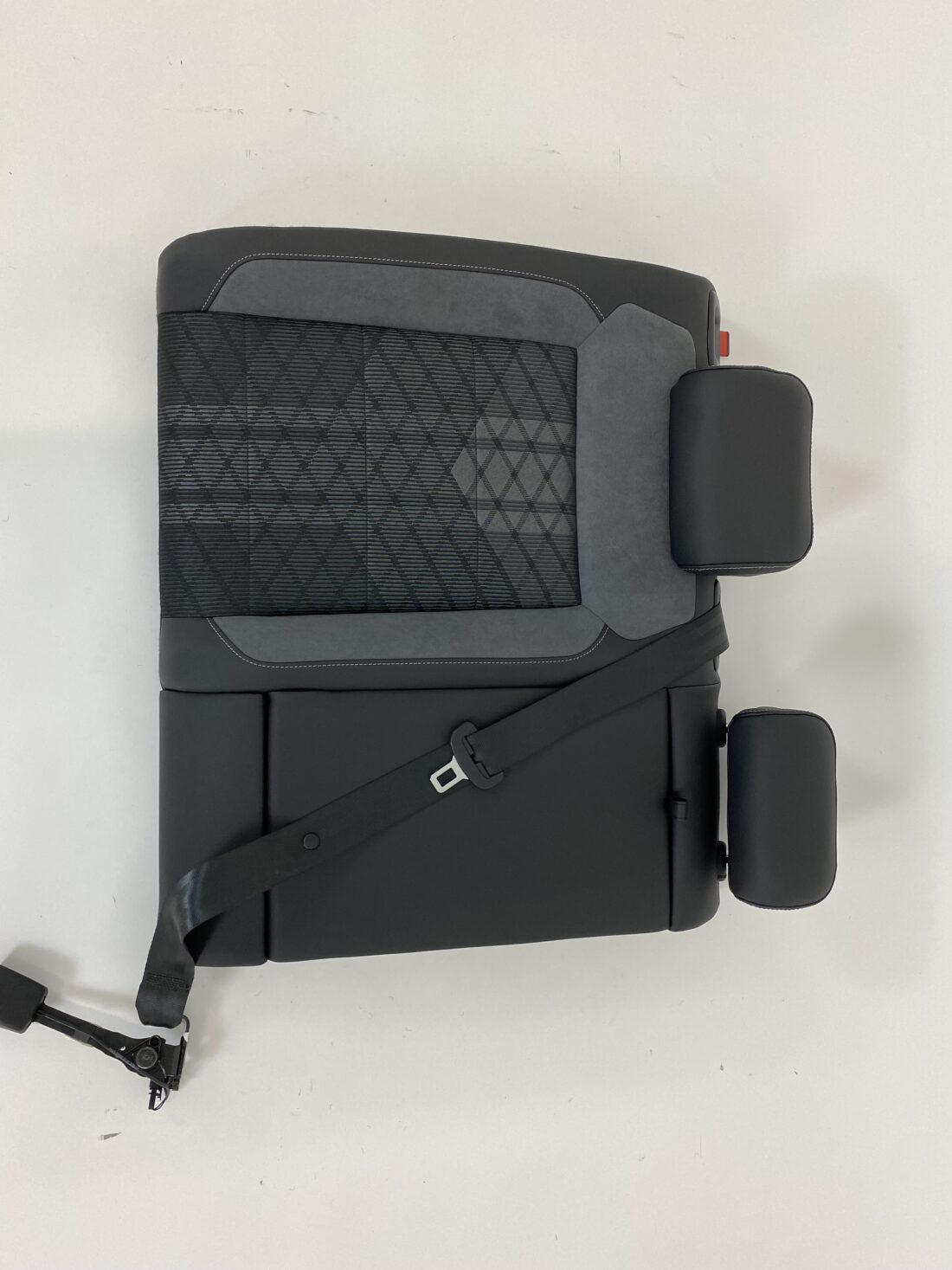 Interieur Vw T Roc R A11 Alcantara Stof Zwart Grijs
