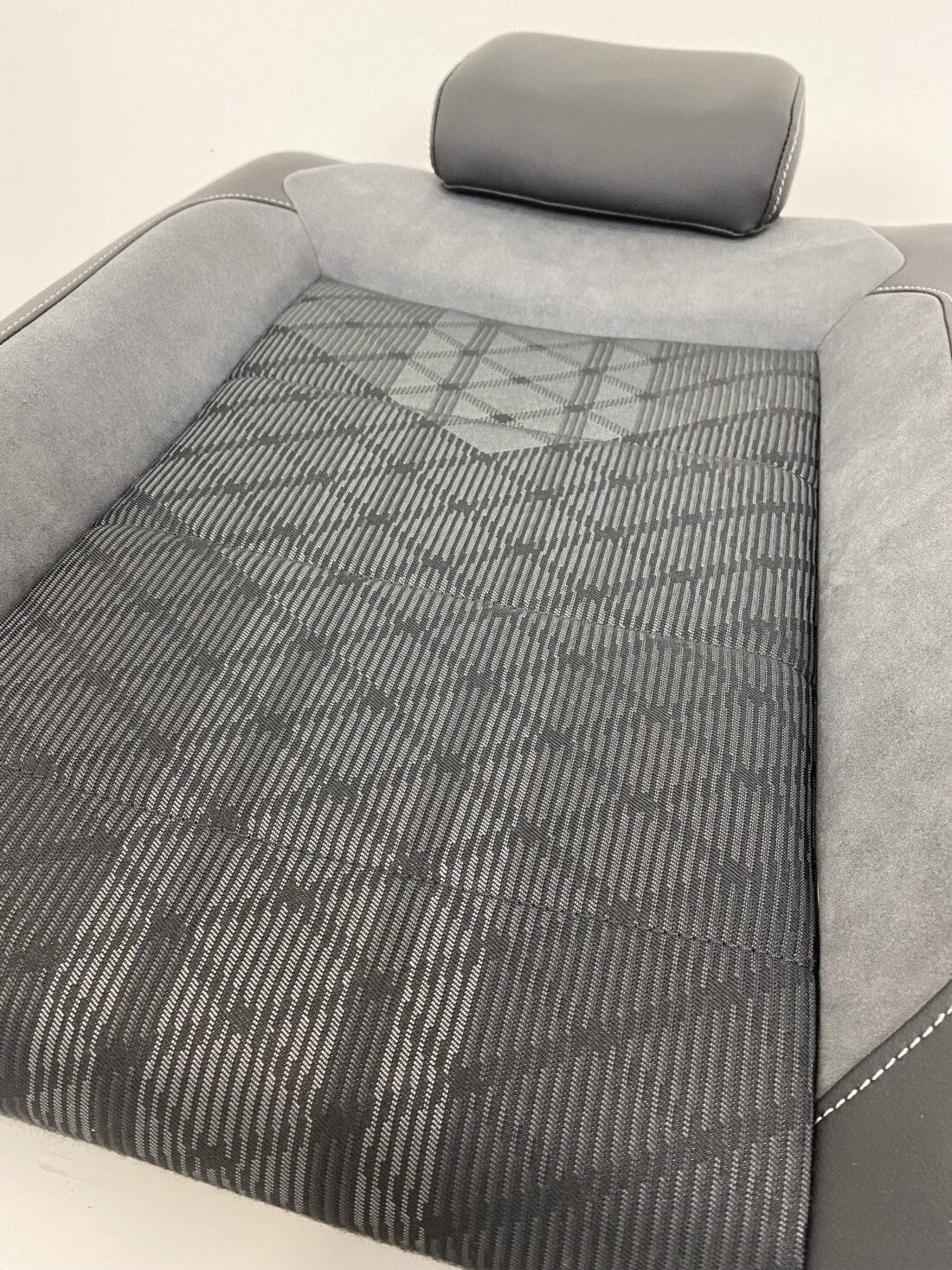 Interieur Vw T Roc R A11 Alcantara Stof Zwart Grijs