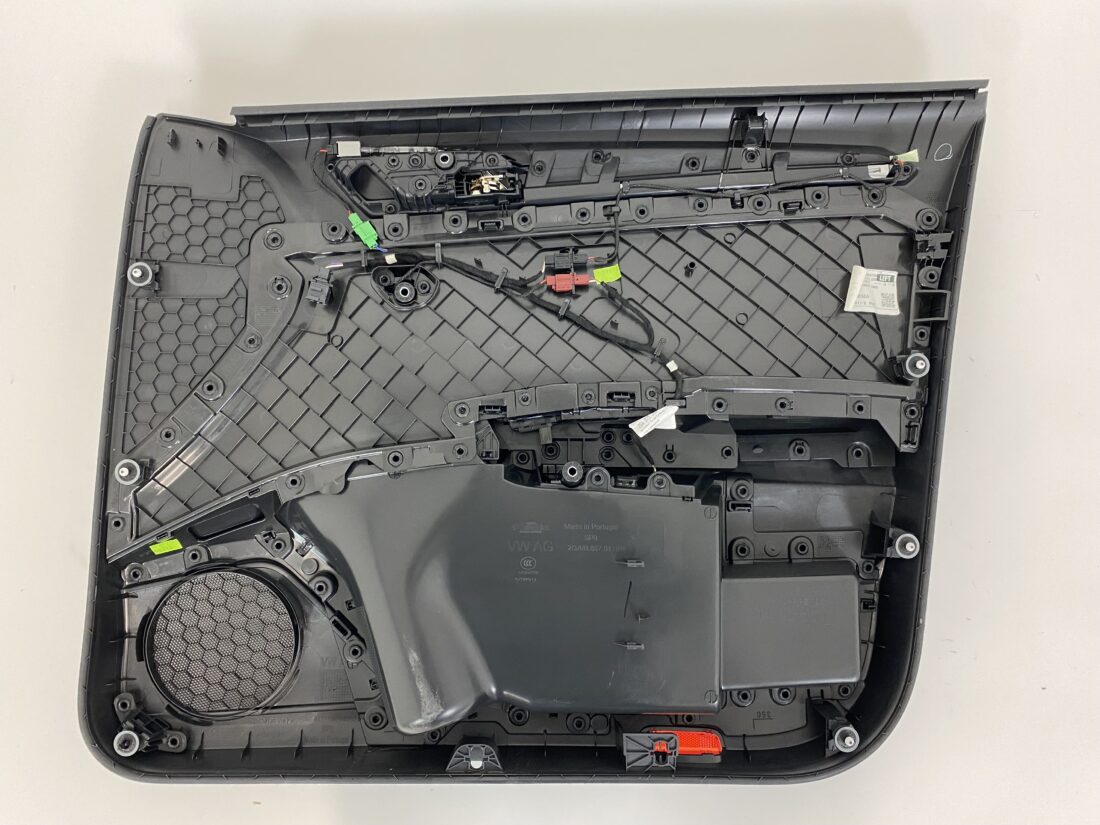 Interieur Vw T Roc R A11 Alcantara Stof Zwart Grijs