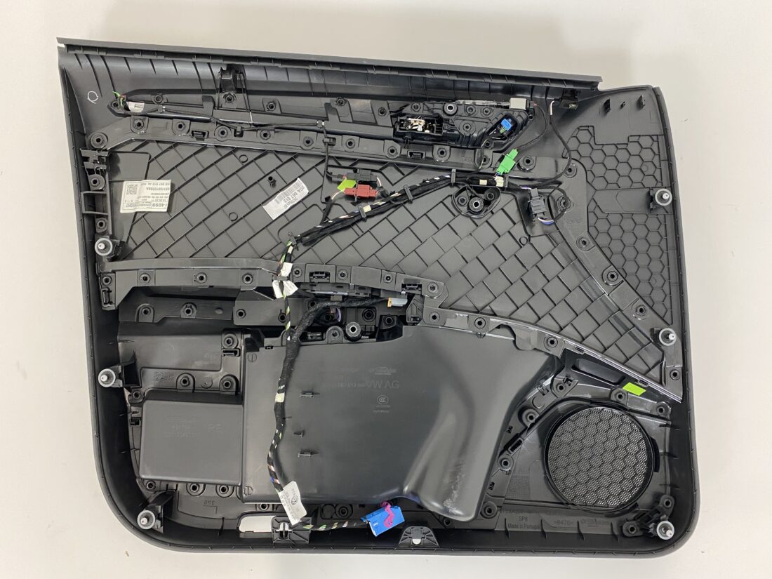 Interieur Vw T Roc R A11 Alcantara Stof Zwart Grijs