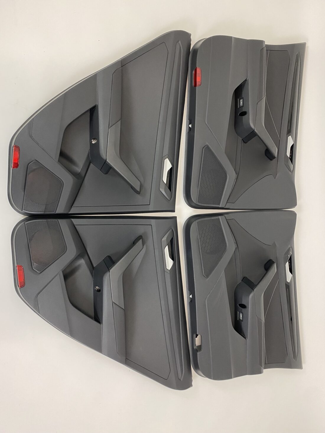 Interieur Vw T Roc R A11 Alcantara Stof Zwart Grijs