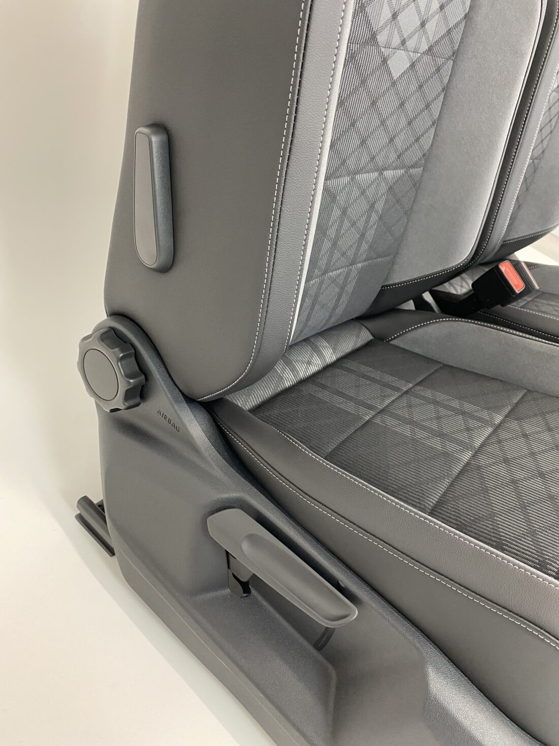 Interieur Vw T Roc R A11 Alcantara Stof Zwart Grijs