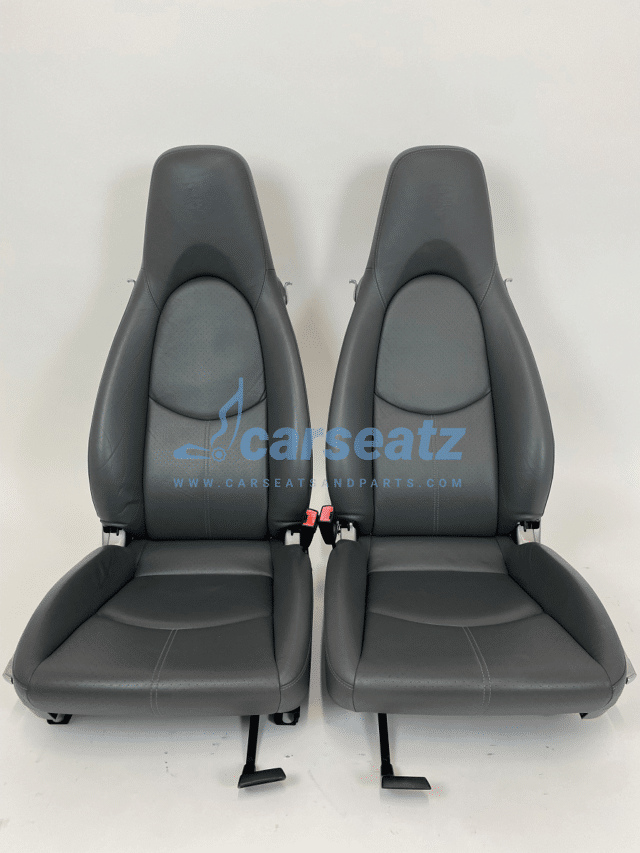 Autostoelen Porsche Boxter 987 911 997 Leder Grijs