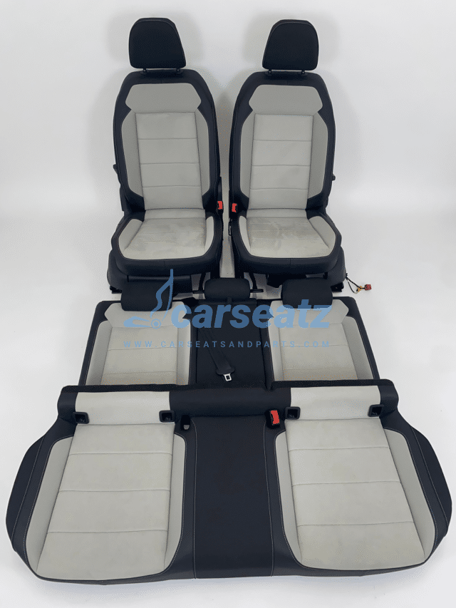 Interieur Vw T Roc A11 Alcantara Stof Zwart Licht Grijs