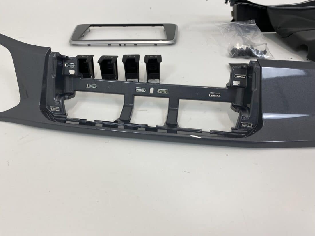 Interieur Vw T Roc A11 Alcantara Stof Zwart Licht Grijs