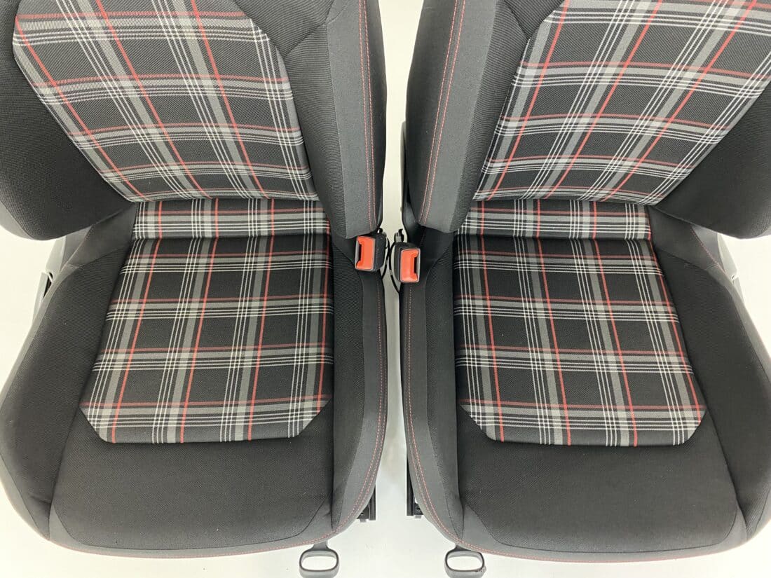 Interieur Vw Polo 6 Gti Stof Zwart Wit Rood