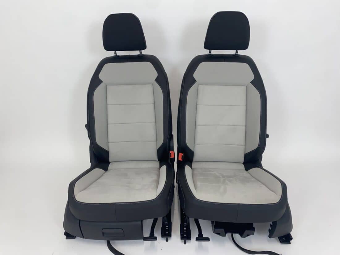 Interieur Vw T Roc A11 Alcantara Stof Zwart Licht Grijs