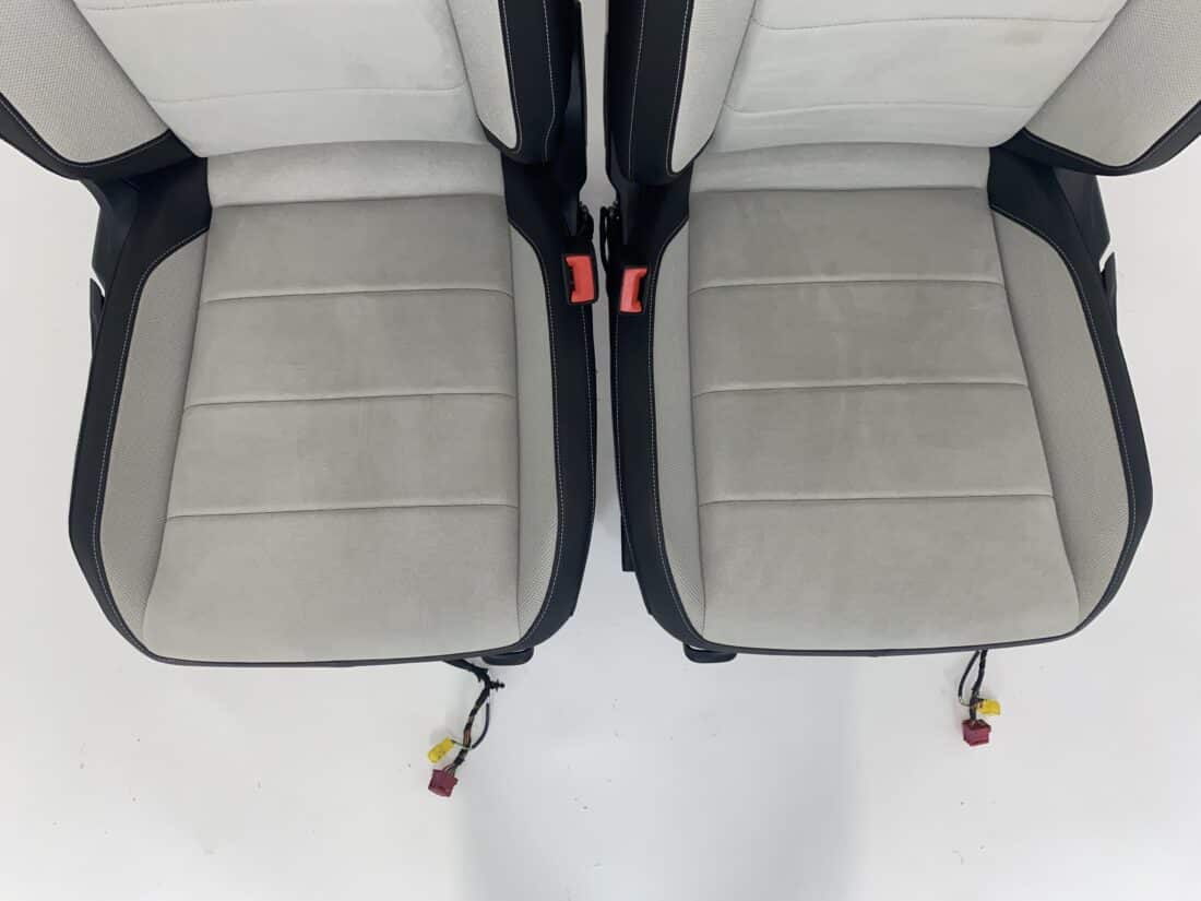 Interieur Vw T Roc A11 Alcantara Stof Zwart Licht Grijs