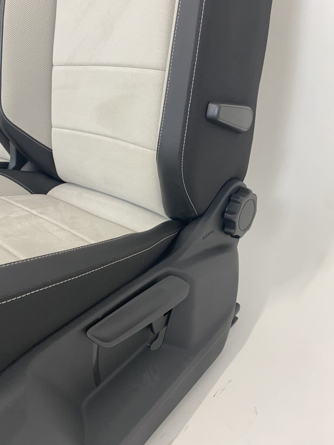 Interieur Vw T Roc A11 Alcantara Stof Zwart Licht Grijs