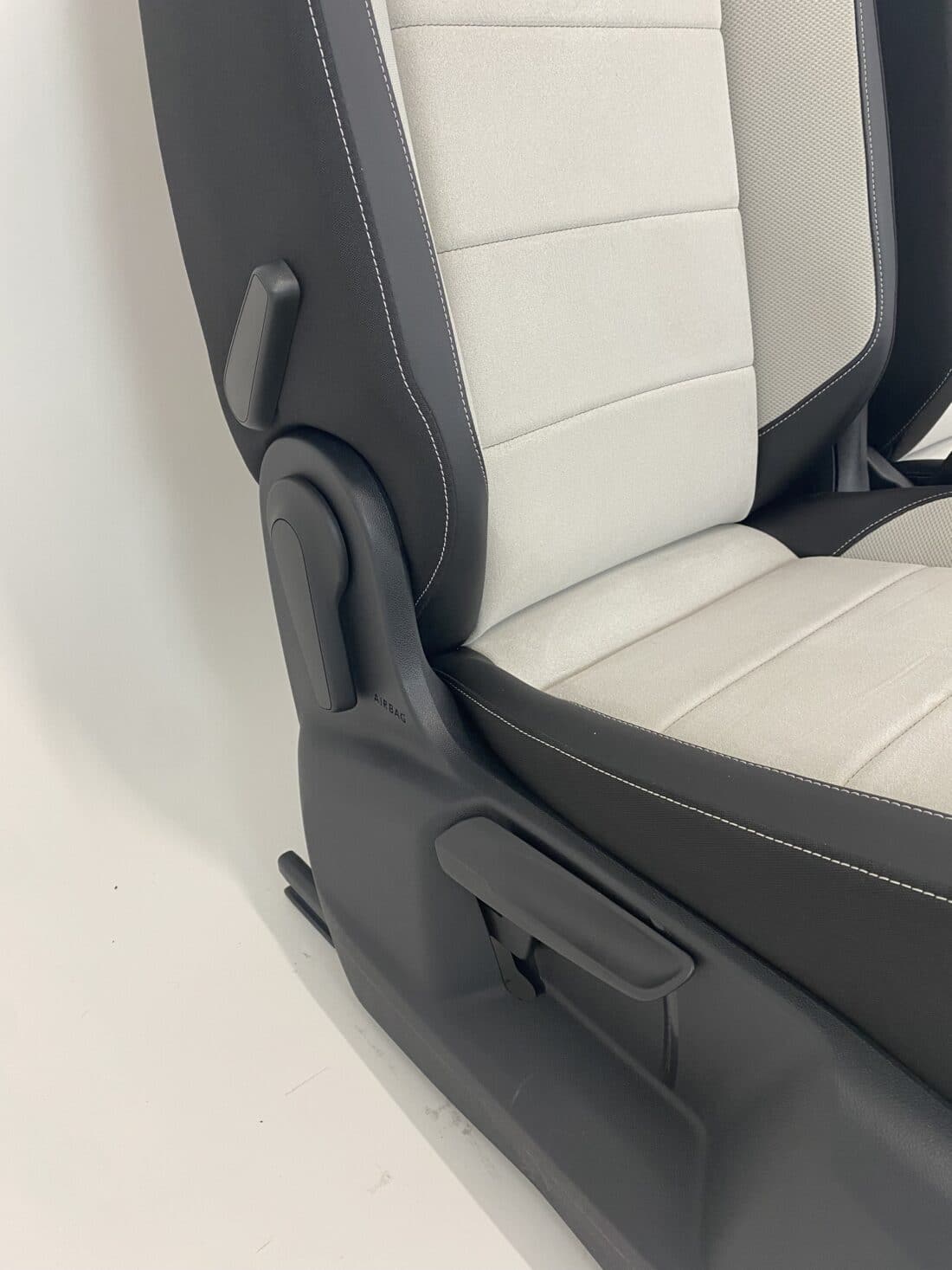 Interieur Vw T Roc A11 Alcantara Stof Zwart Licht Grijs