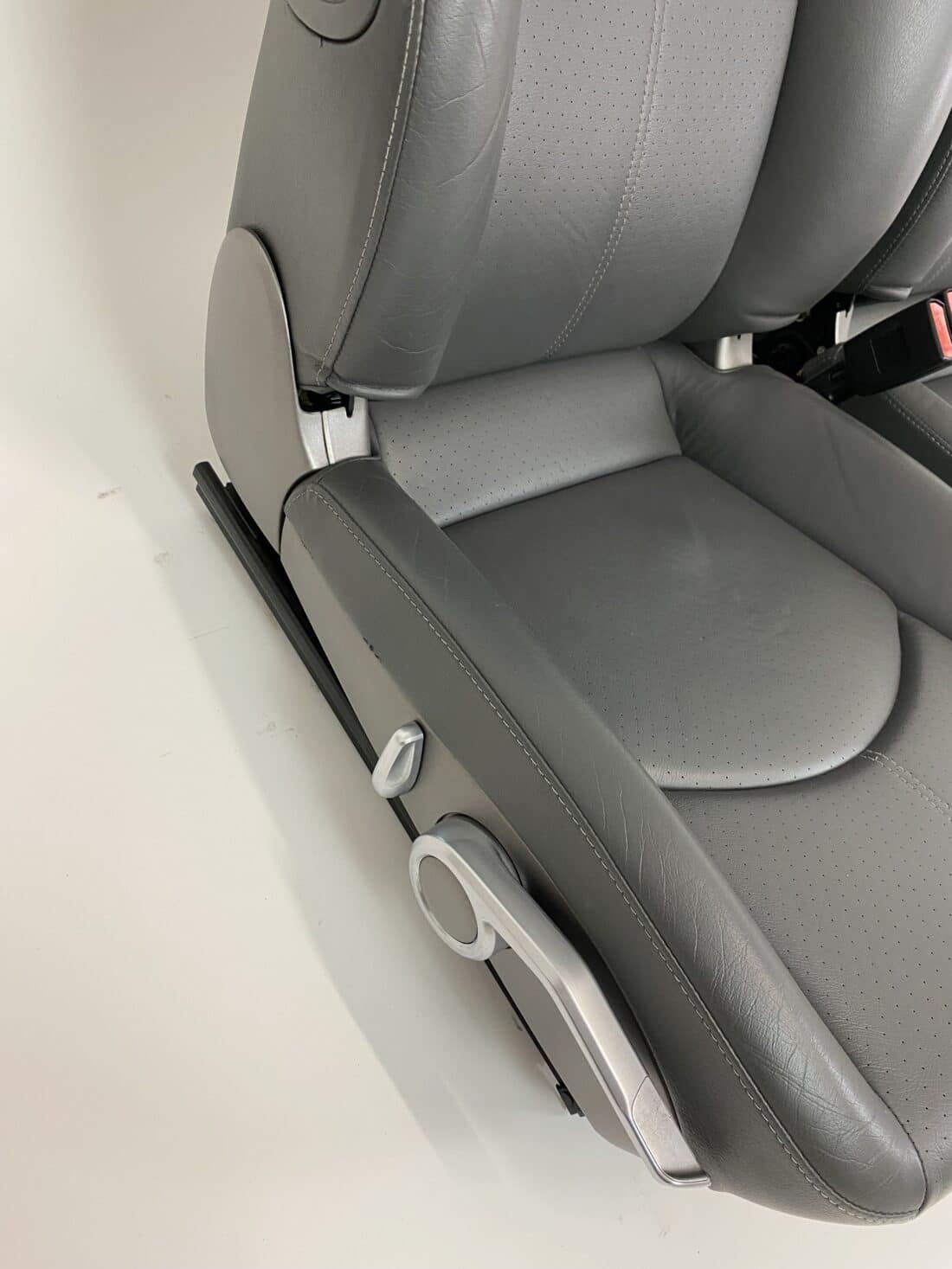 Autostoelen Porsche Boxter 987 911 997 Leder Grijs