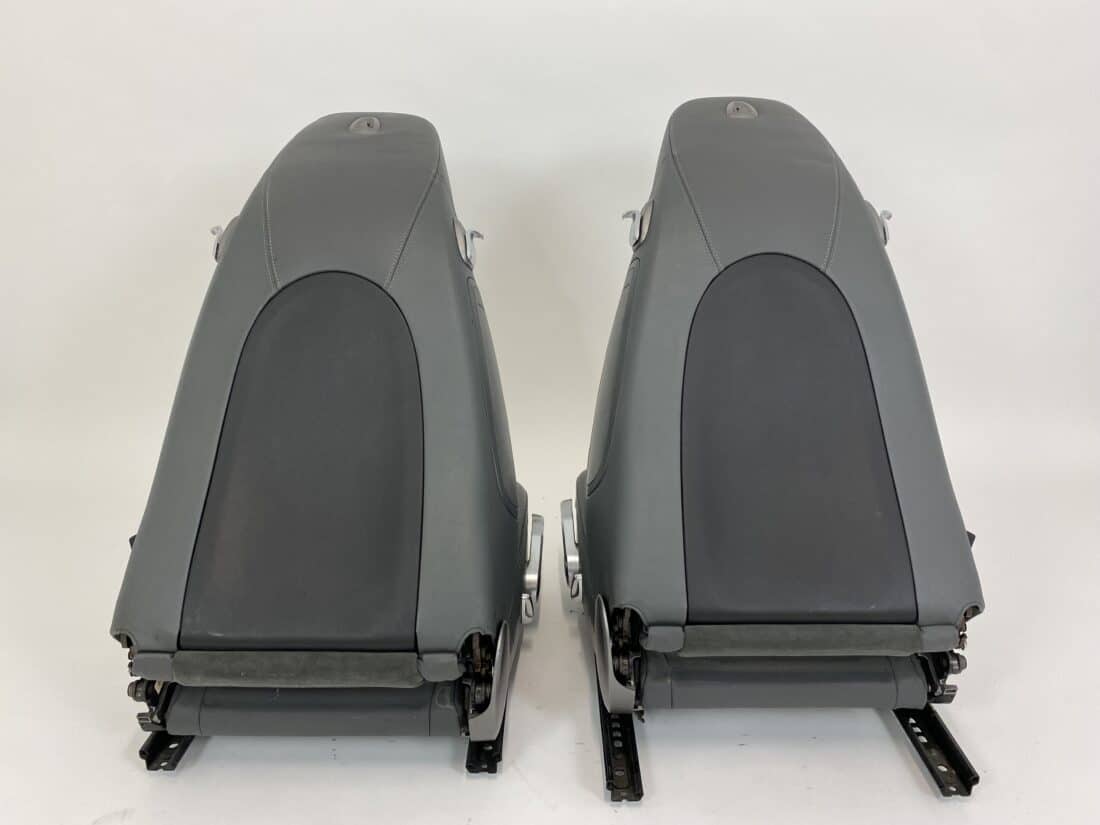 Autostoelen Porsche Boxter 987 911 997 Leder Grijs