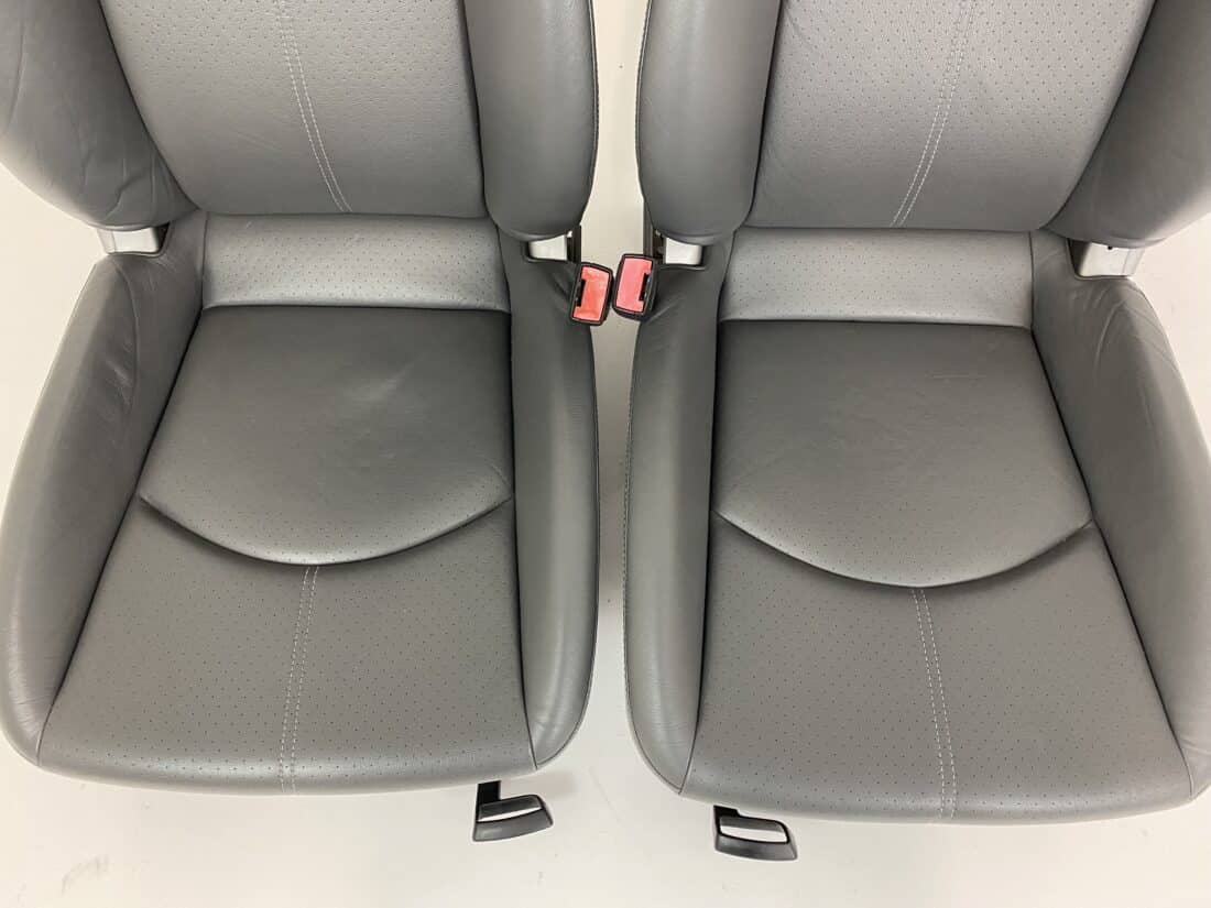 Autostoelen Porsche Boxter 987 911 997 Leder Grijs