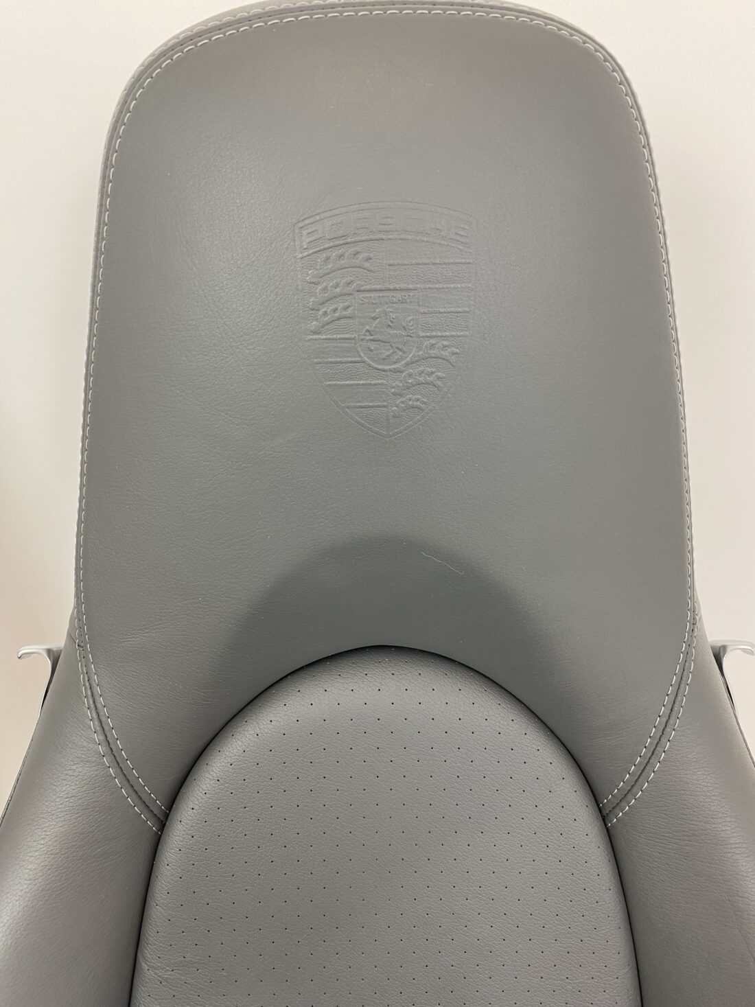 Autostoelen Porsche Boxter 987 911 997 Leder Grijs