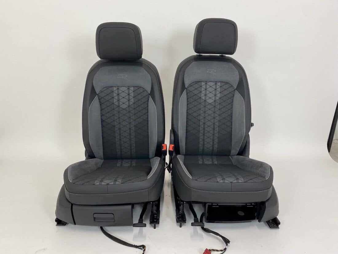 Autositze Porsche Boxter 987 911 997 Leder Grau