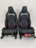 Mercedes Benz C-Klasse AMG Performance Sitze (W206) Schwarzes Leder mit roten Details