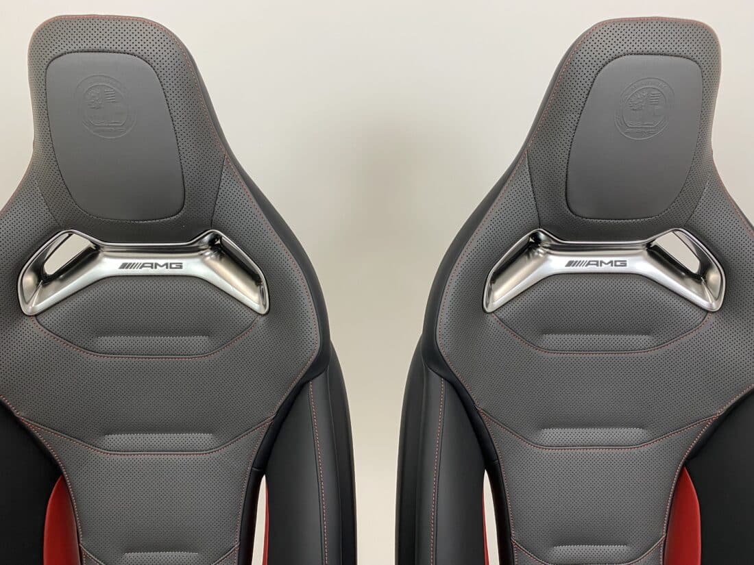 Trp Post Container Data Trp Post Id 15946 Mercedes Benz C Klasse Amg Performance Stoelen W206 Zwart Grijs Leder Met Rood Detail Trp Post Container