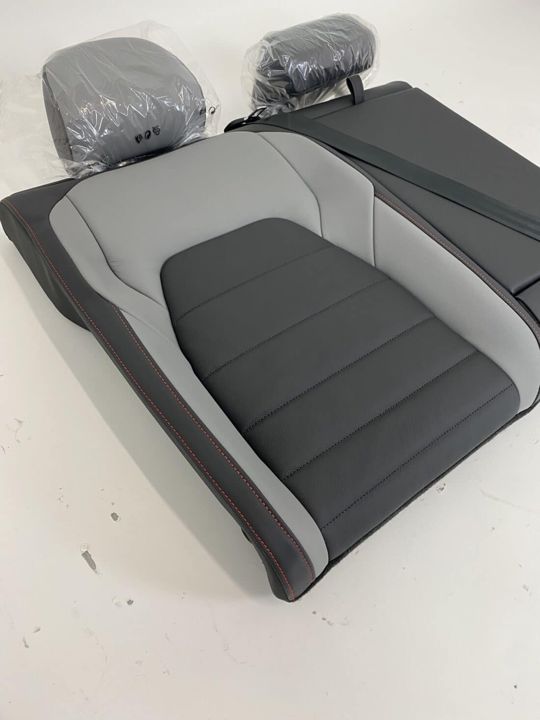 Interieur Vw Golf 8 Gti Zwart Grijs Rood