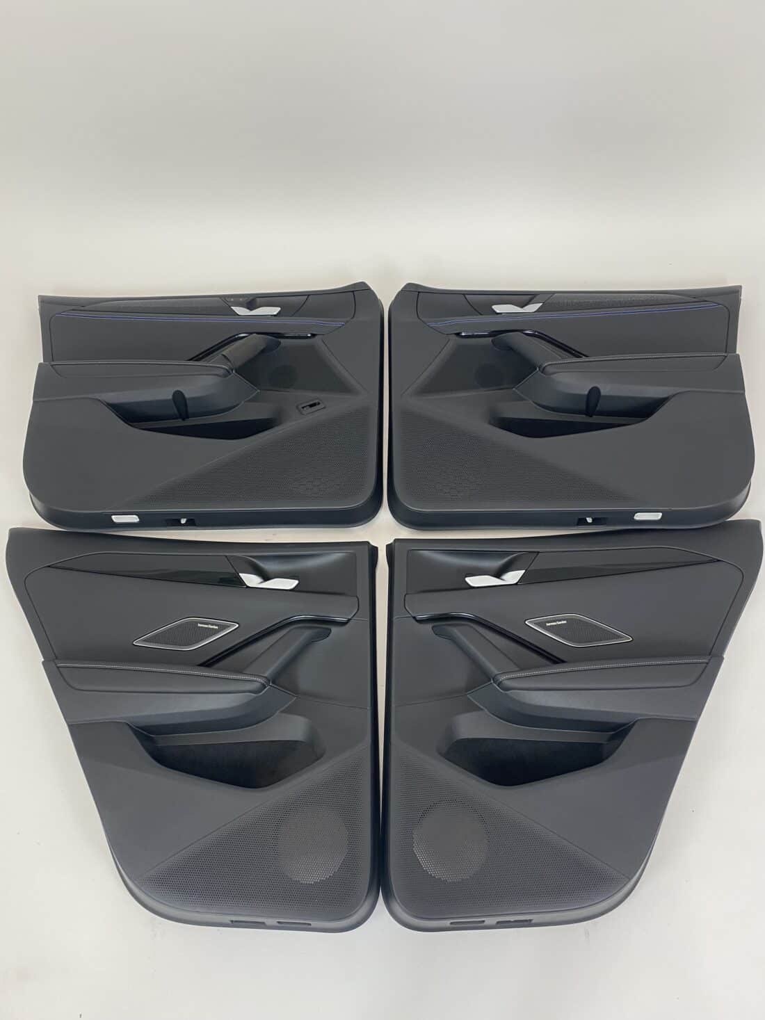 Interieur Vw Tiguan Leder Zwart Met Blauwe Details