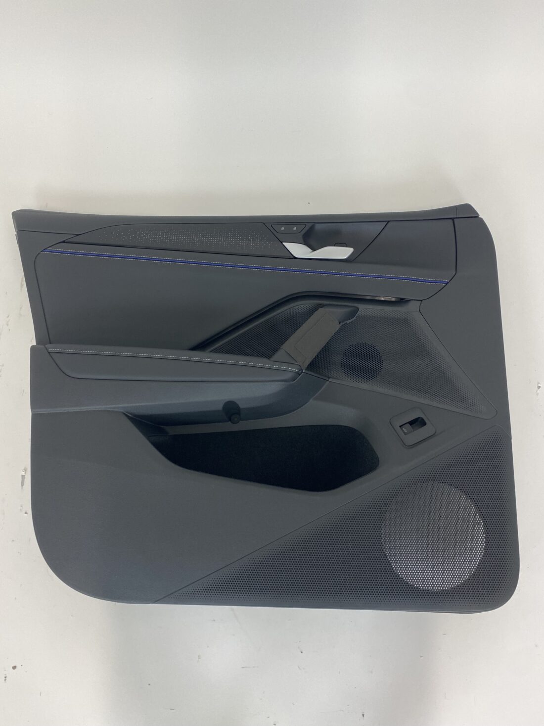 Interieur Vw Tiguan Leder Zwart Met Blauwe Details
