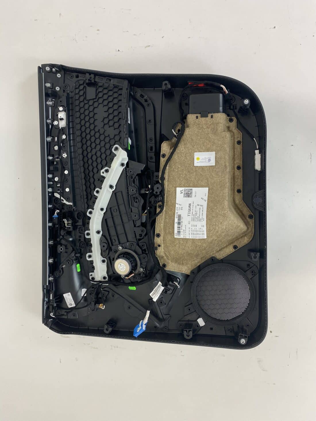 Interieur Vw Tiguan Leder Zwart Met Blauwe Details