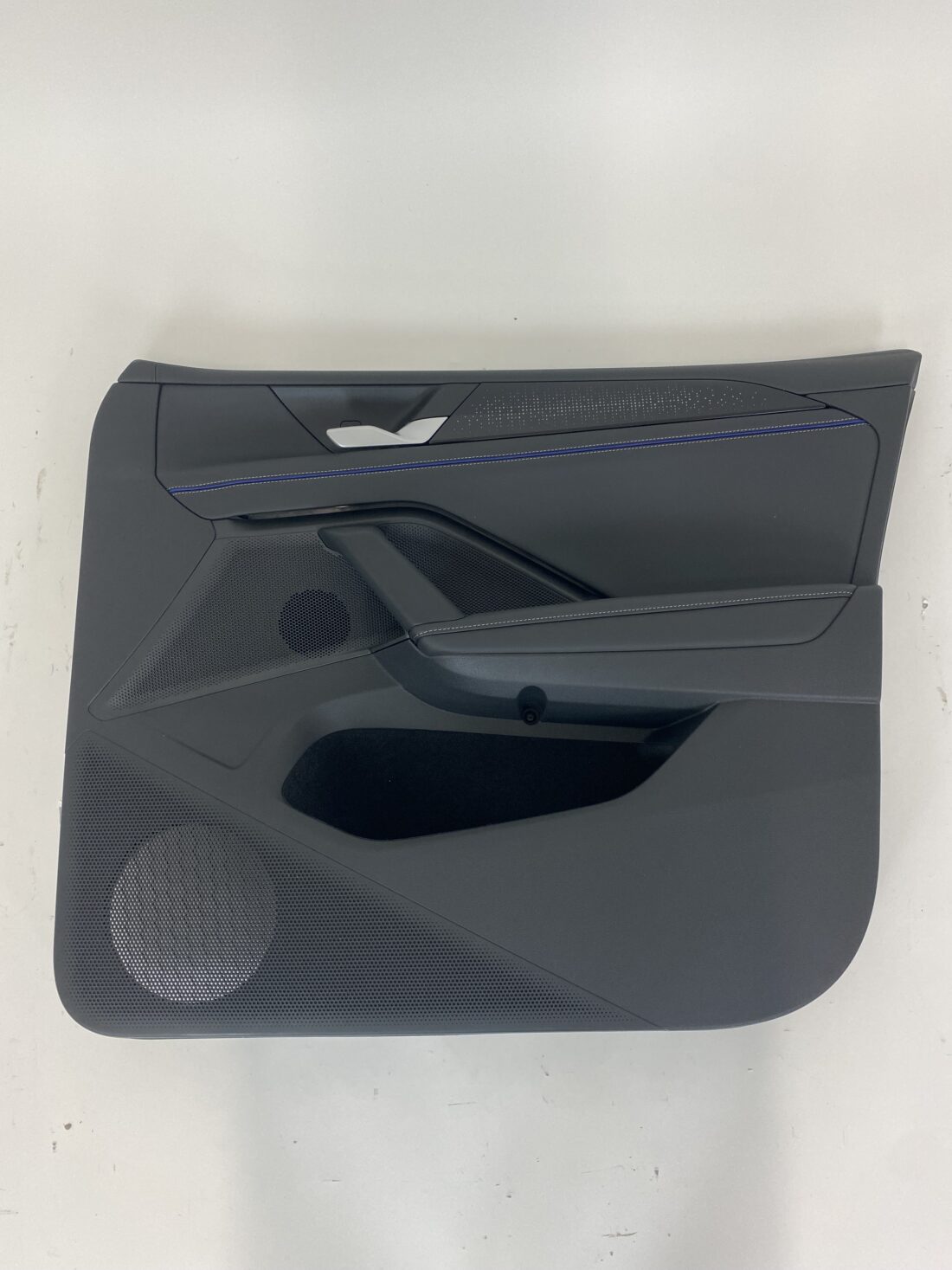 Interieur Vw Tiguan Leder Zwart Met Blauwe Details