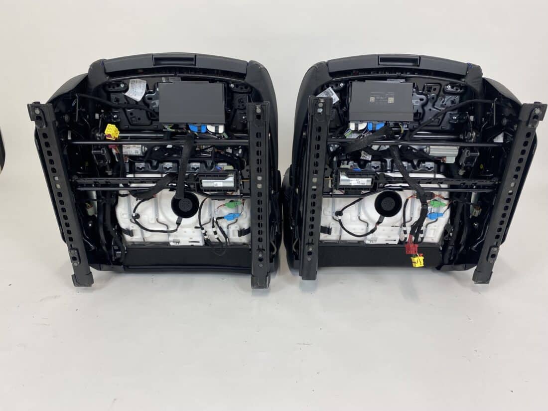 Interieur Vw Tiguan Leder Zwart Met Blauwe Details