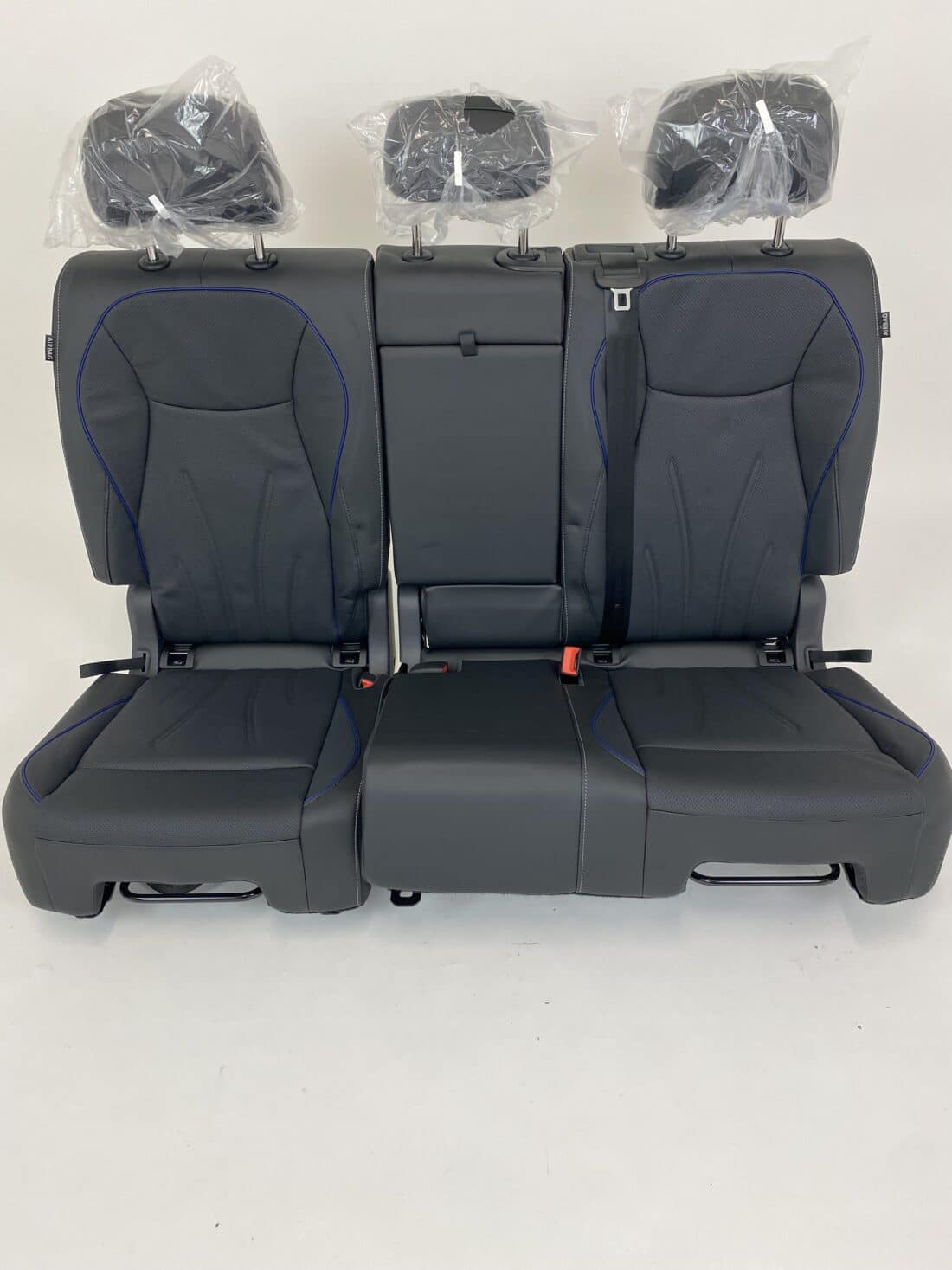 Interieur Vw Tiguan Leder Zwart Met Blauwe Details