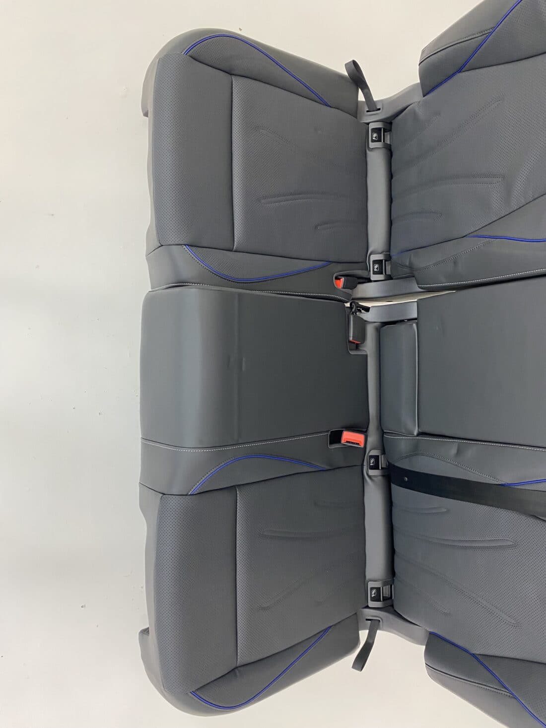 Interieur Vw Tiguan Leder Zwart Met Blauwe Details