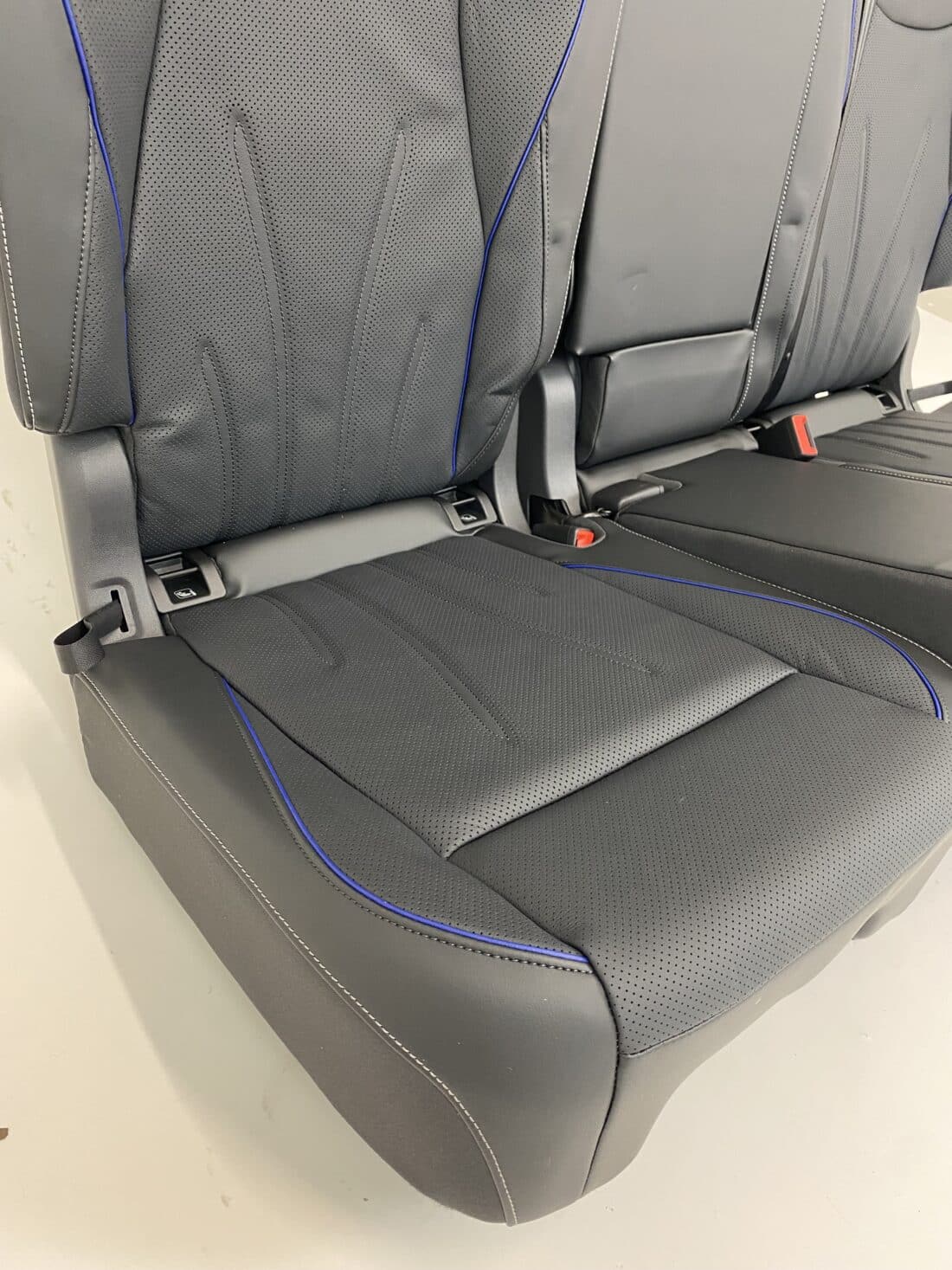 Interieur Vw Tiguan Leder Zwart Met Blauwe Details