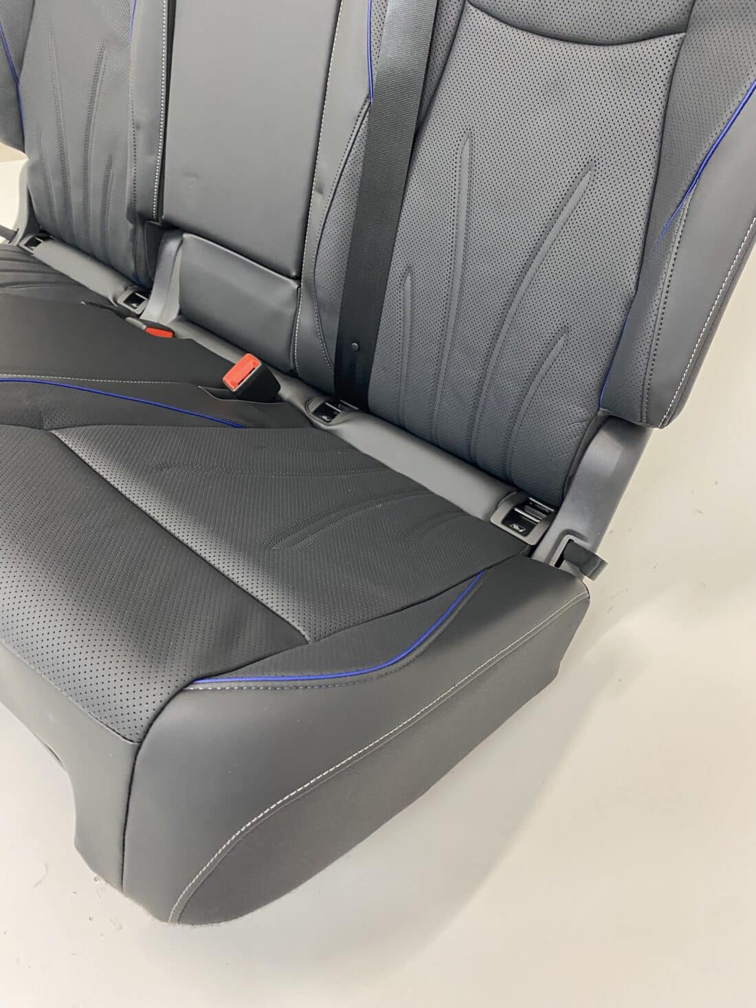 Interieur Vw Tiguan Leder Zwart Met Blauwe Details