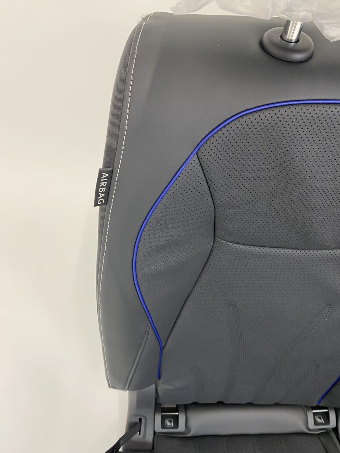 Interieur Vw Tiguan Leder Zwart Met Blauwe Details