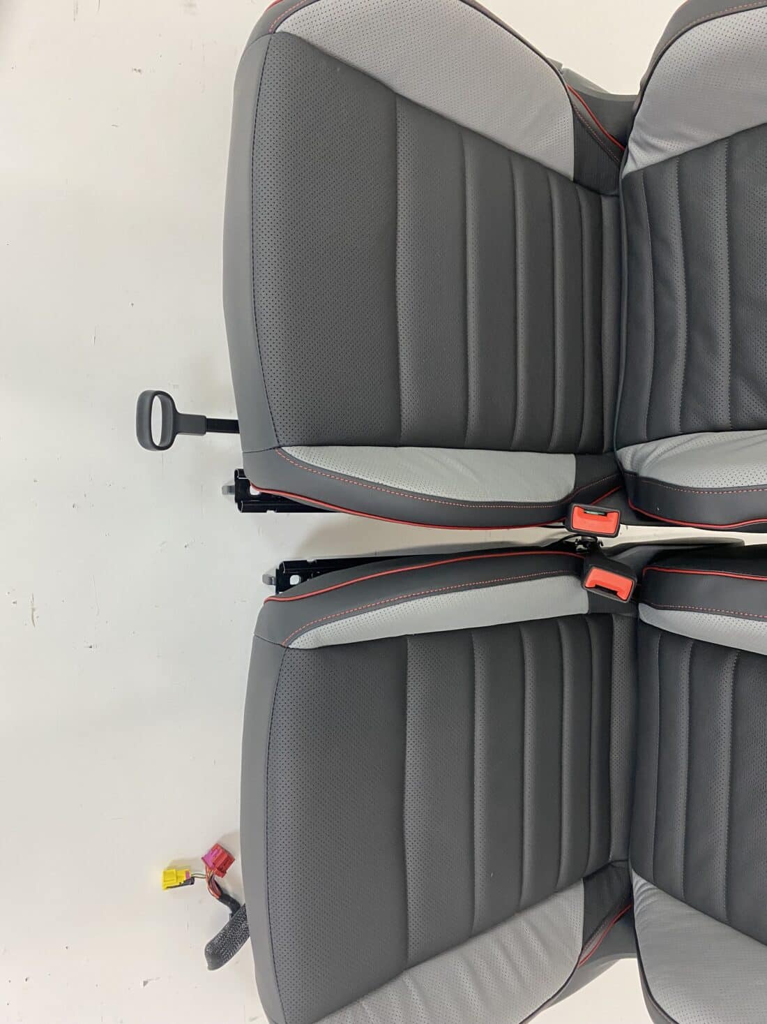 Interieur Vw Golf 8 Gti Zwart Grijs Rood