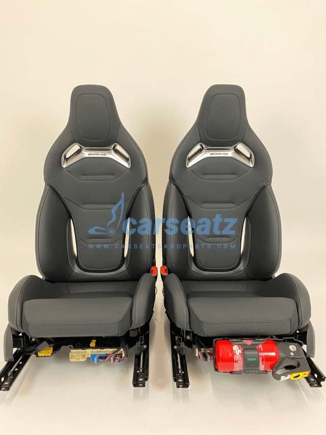 Mercedes Benz C Class Amg Performance Seats W206 Black Leather With White Stitching