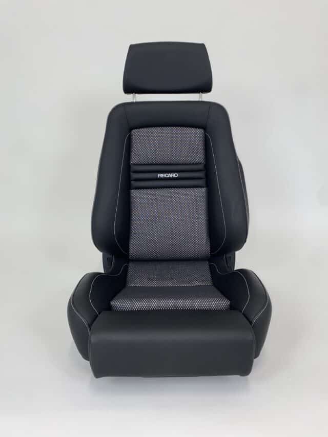 Recaro Ergomed Es Klima Sab Leder 3d Mesh Zwart Zilver
