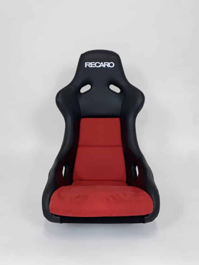Recaro Pole Position Abe Kunstleder Dinamica Zwart Rood