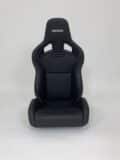 RECARO Sportster CS Leder Zwart Met Wit Stiksel